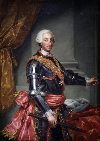 Carlos III by Anton Raphael Mengs