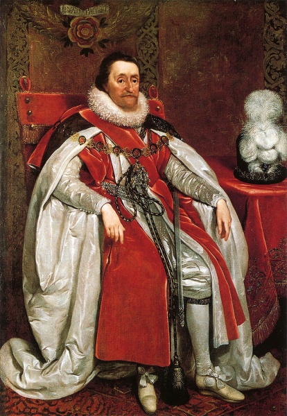 King James VI and I  by Daniel Mytens